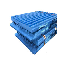 Emerald Parts | emeraldparts.com | J4260000-EES - 18% Manganese Swing Jaw Plate - Extec | Swing Jaw Crusher Plate